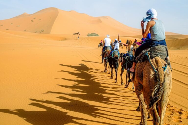 Morocco tour package Sahara Desert camel trekking”