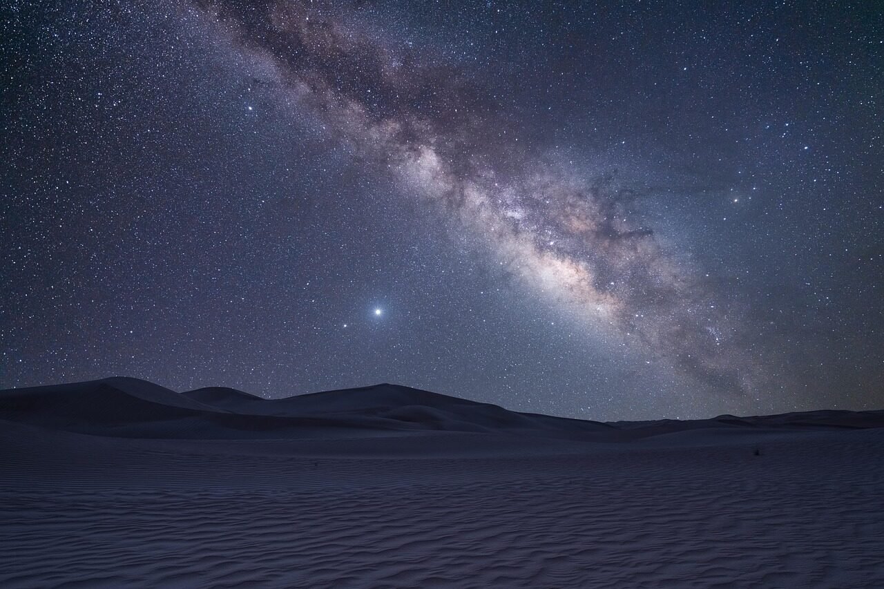 Milky Way over Sahara Desert in Morocco”