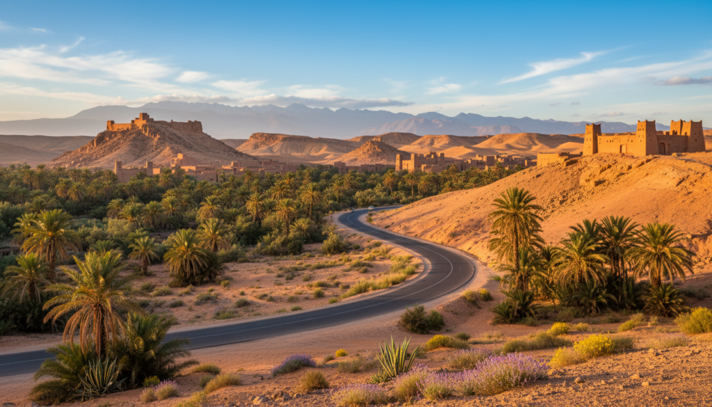 scenic route Marrakech Merzouga