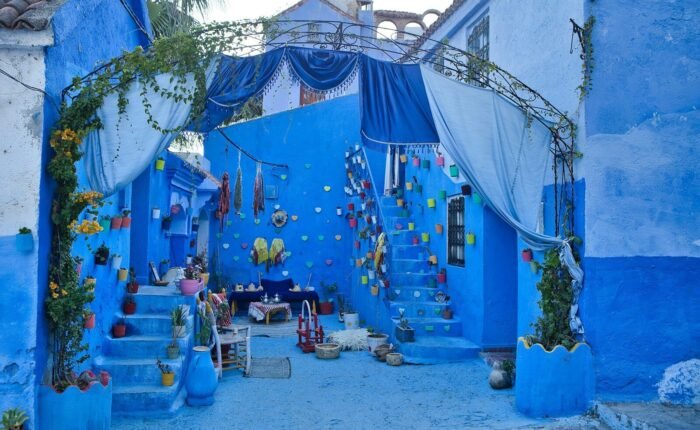 la cuidad azul marruecos