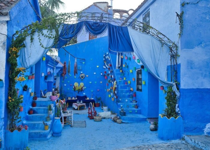 la cuidad azul marruecos
