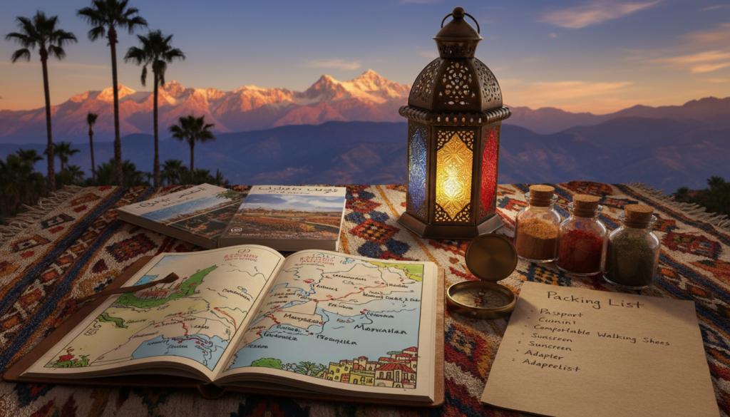 travel plan 1 week morocco