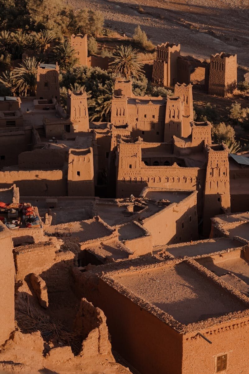 Photo by Faruk Tokluoğlu Ait Ben Haddou UNESCO kasbah Morocco budget travel stop