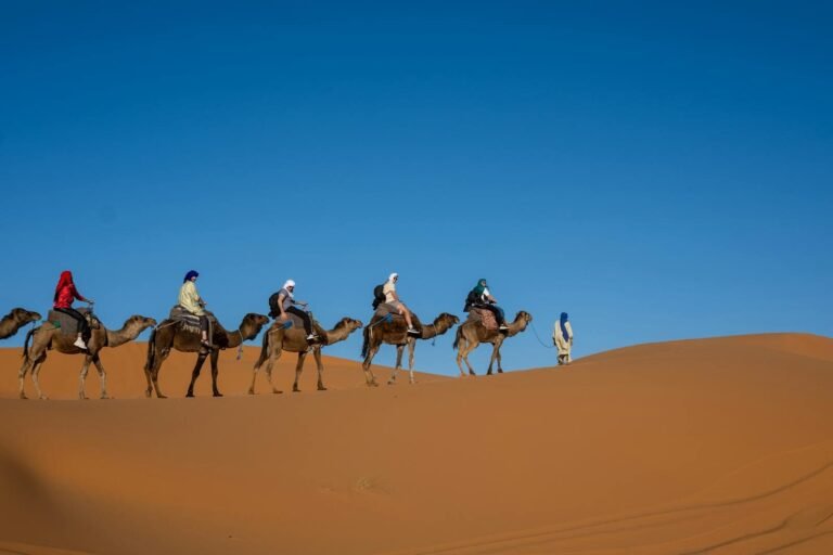 Wydmy Erg Chebbi w Merzouga na Saharze
