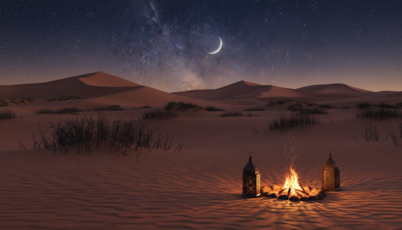 noche en el desierto Marruecos