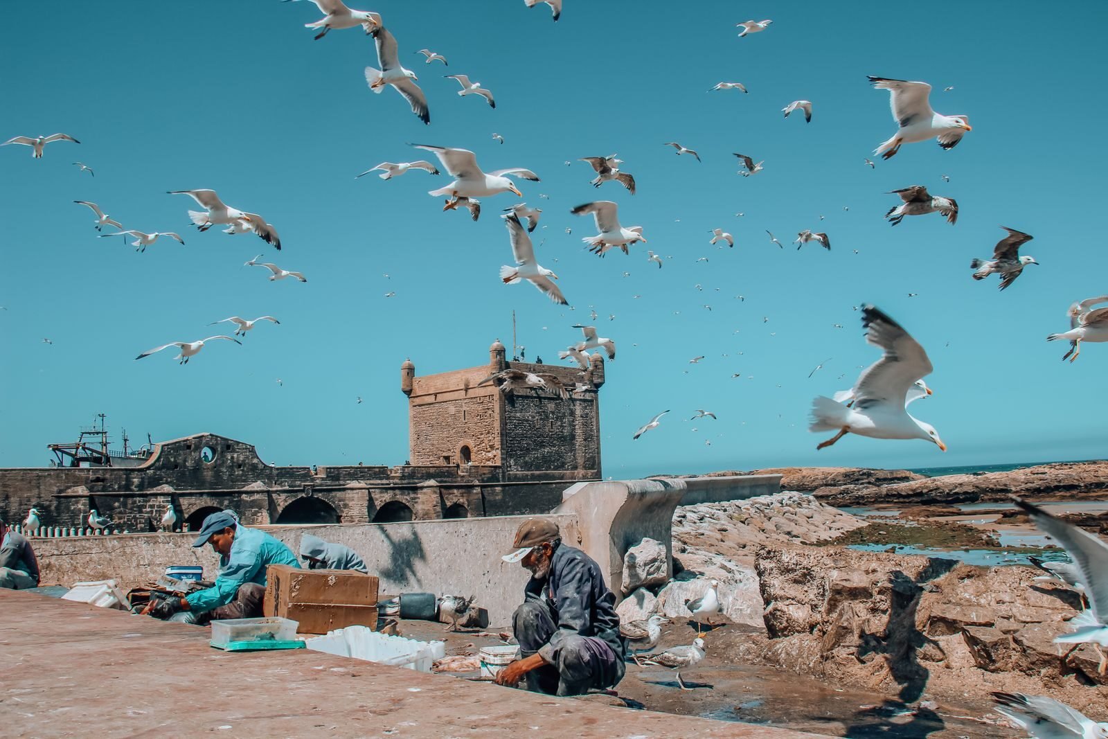 Jewish quarter of Essaouira known as Mogador